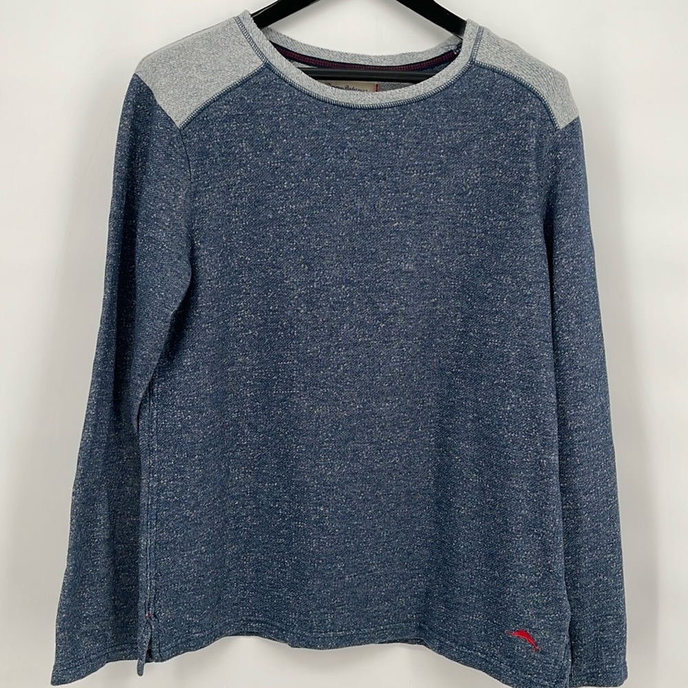 Tommy Bahama Large‎ Fleece Pullover Blue Gray